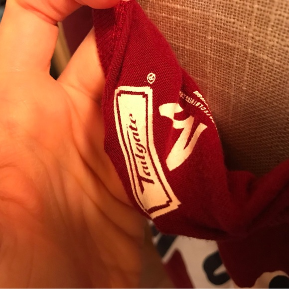 T shirt maroon Texas pride top “y’all” crewneck short sleeve - Picture 3 of 3